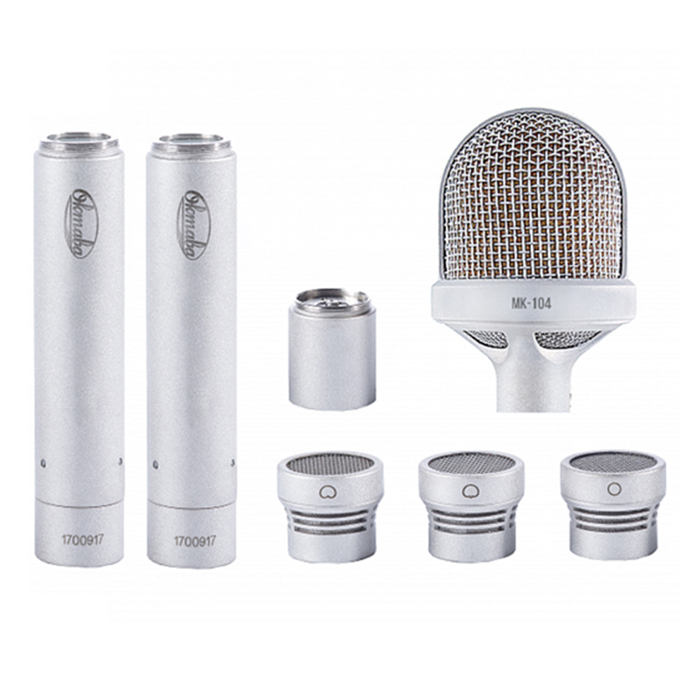 МК-012-40 (стереопара , никель, в картон. упак.) микрофоны Октава