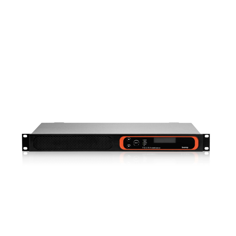 TEsiraFORTE DAN AI аудиопроцессор Biamp