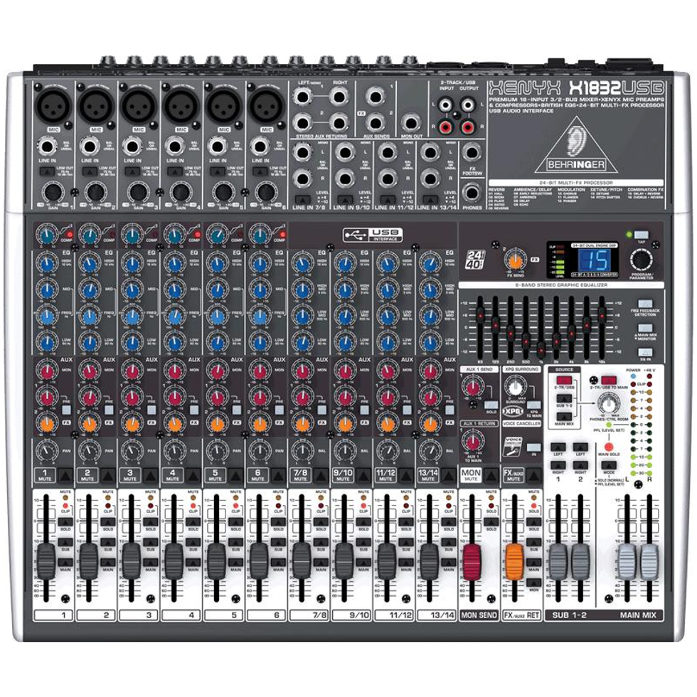 X1832USB аналоговый микшер Behringer