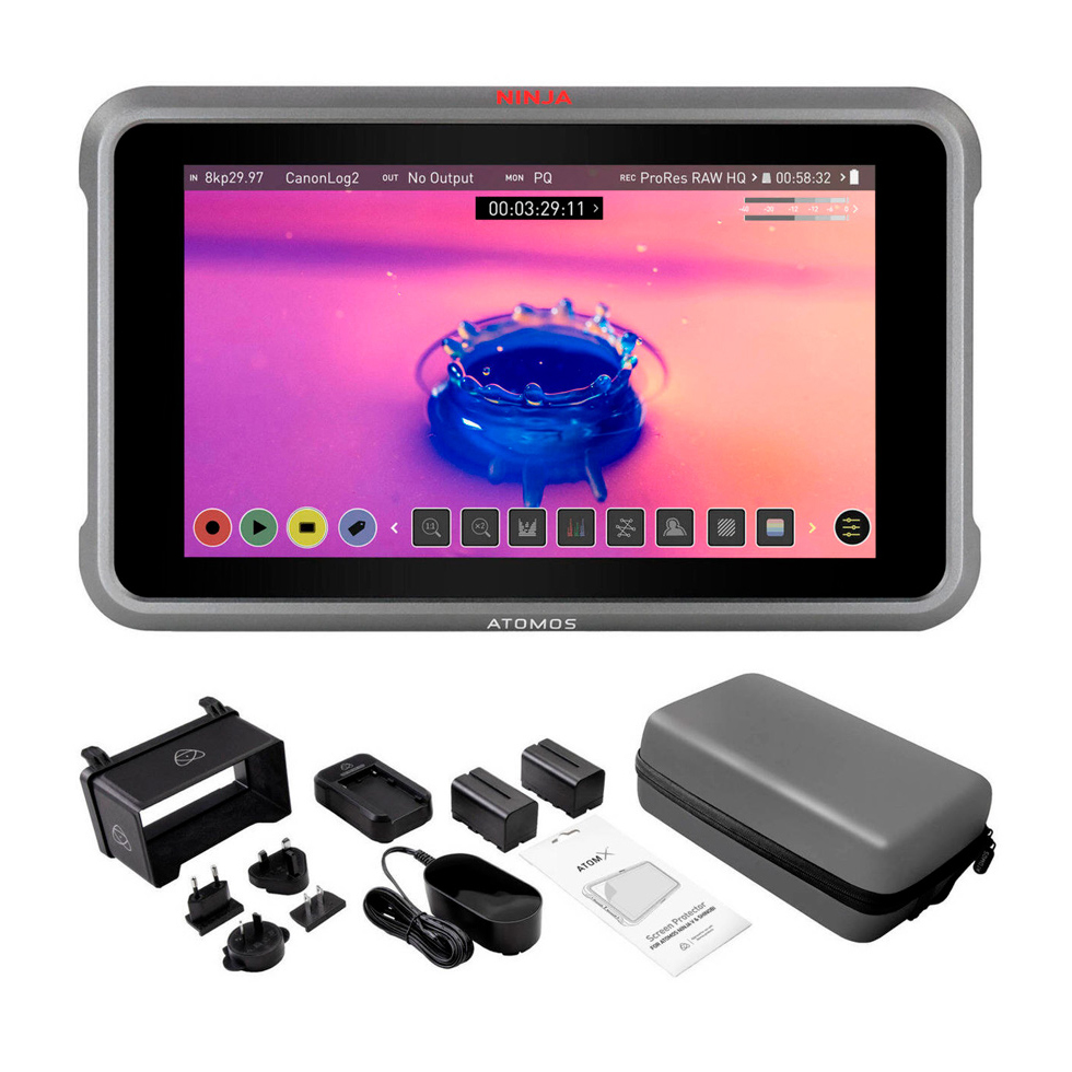 Ninja V Plus with FREE 5'' Accessory Kit накамерный 5” монитор/рекордер Atomos