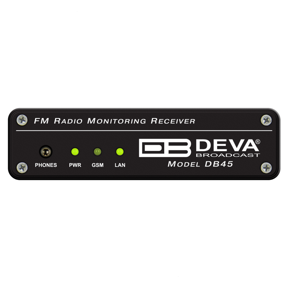DB45 компактный мониторинговый FM-приемник с Ethernet портом DEVA BROADCAST