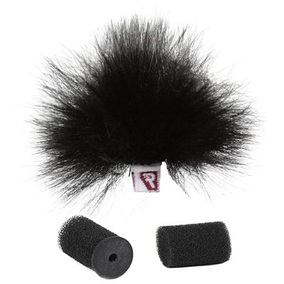 Black Ristretto Lavalier Windjammer ветрозащита для микрофона Rycote