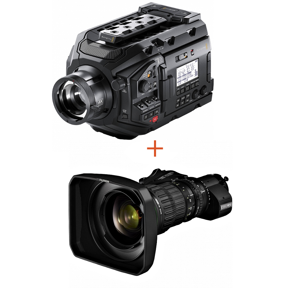 Blackmagic URSA Broadcast+UA18x5.5BERD-S6+SS-15D Комплект Спорт и Новости в 4К  Комплект
