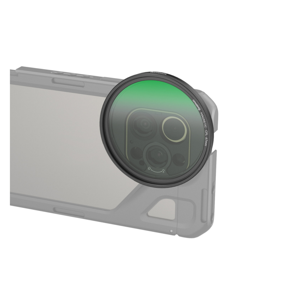 4728 светофильтр магнитный 67мм поляризационный CPL с адаптером T-mount Smallrig