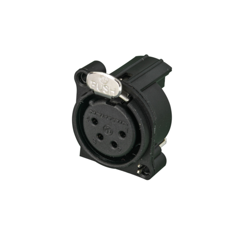 NC4FAH-D панельный разъем XLR Neutrik
