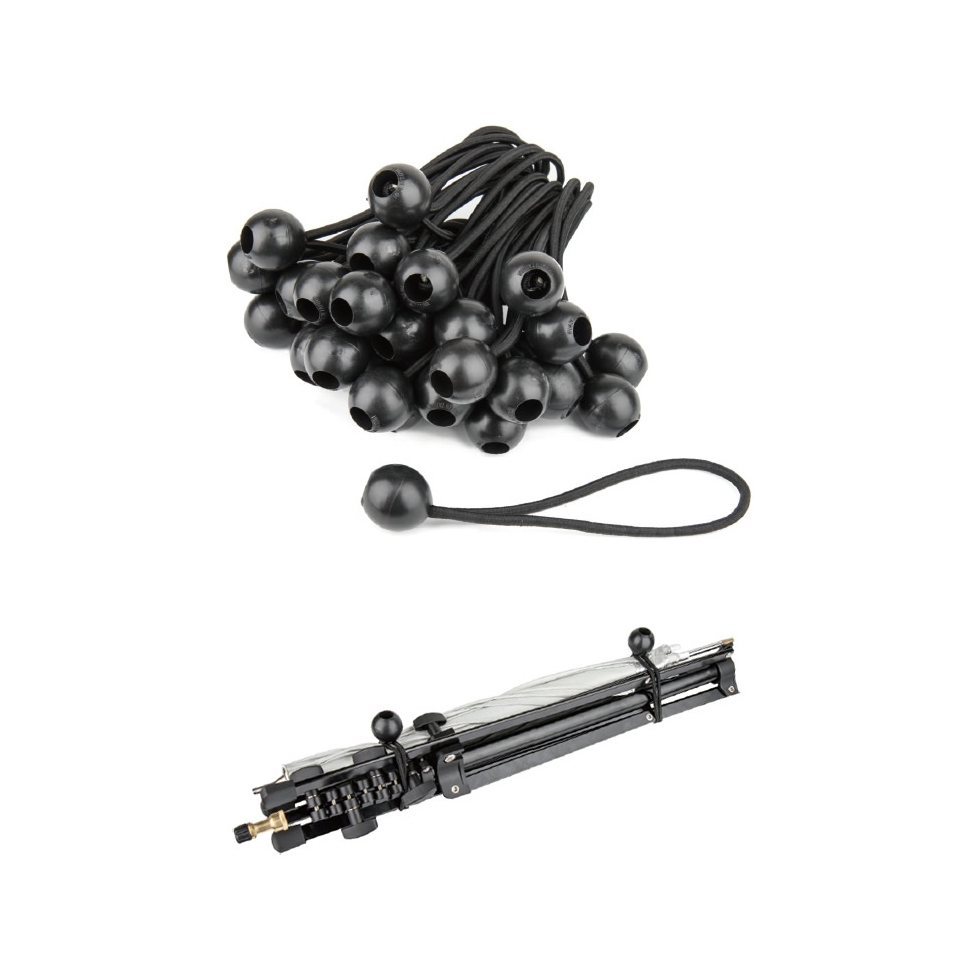 BG4506 Ball Bungee dia 4,5 mm / 6" стяжка-петля (50 шт) KUPO