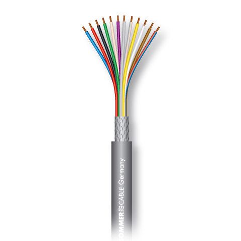 SC-CONTROL FLEX 10x0,25 кабель управления, 10x0,25 мм², серый Sommer Cable