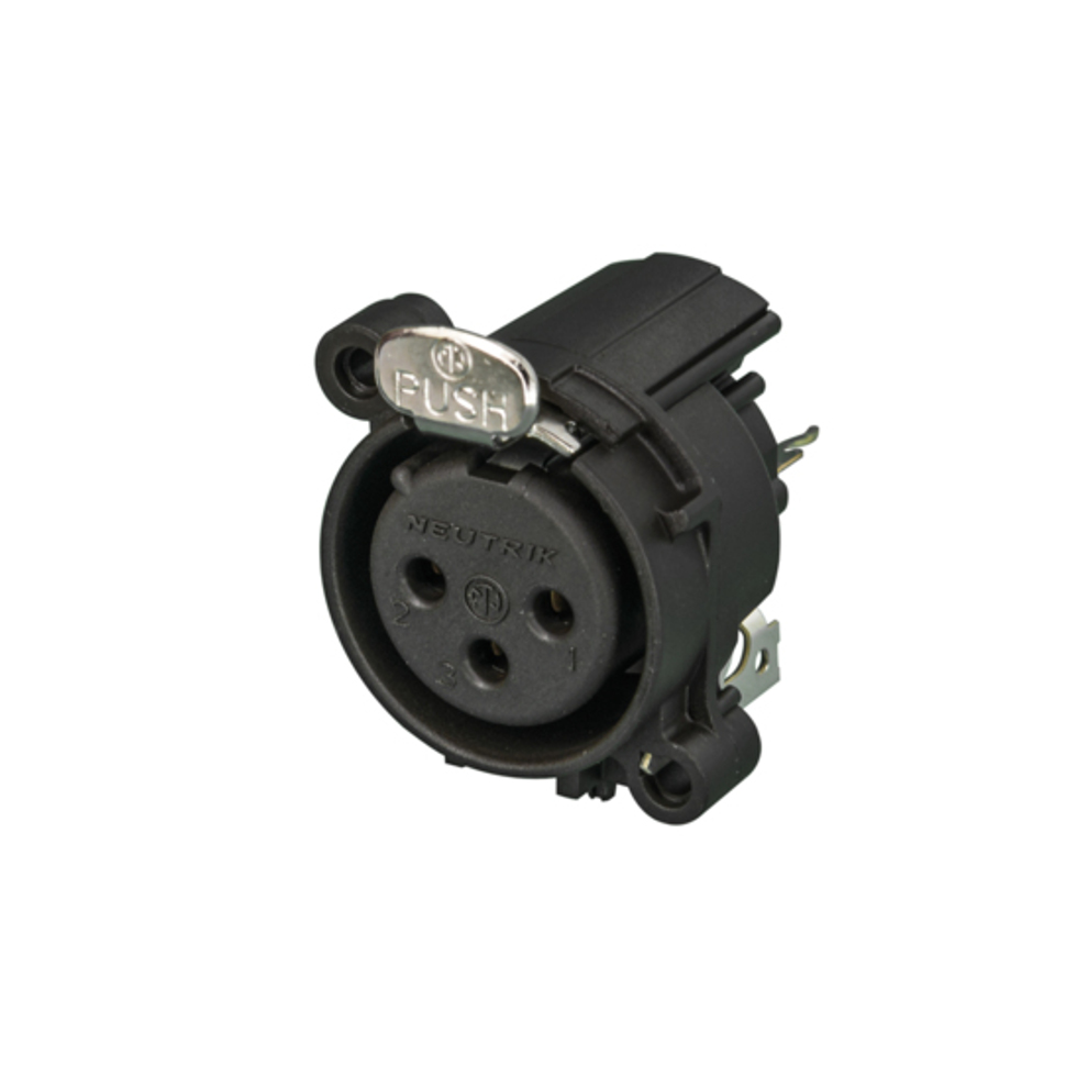 NC3FAV1-D панельный разъем XLR Neutrik