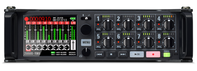 F8n Pro портативный 10-трековый рекордер Zoom