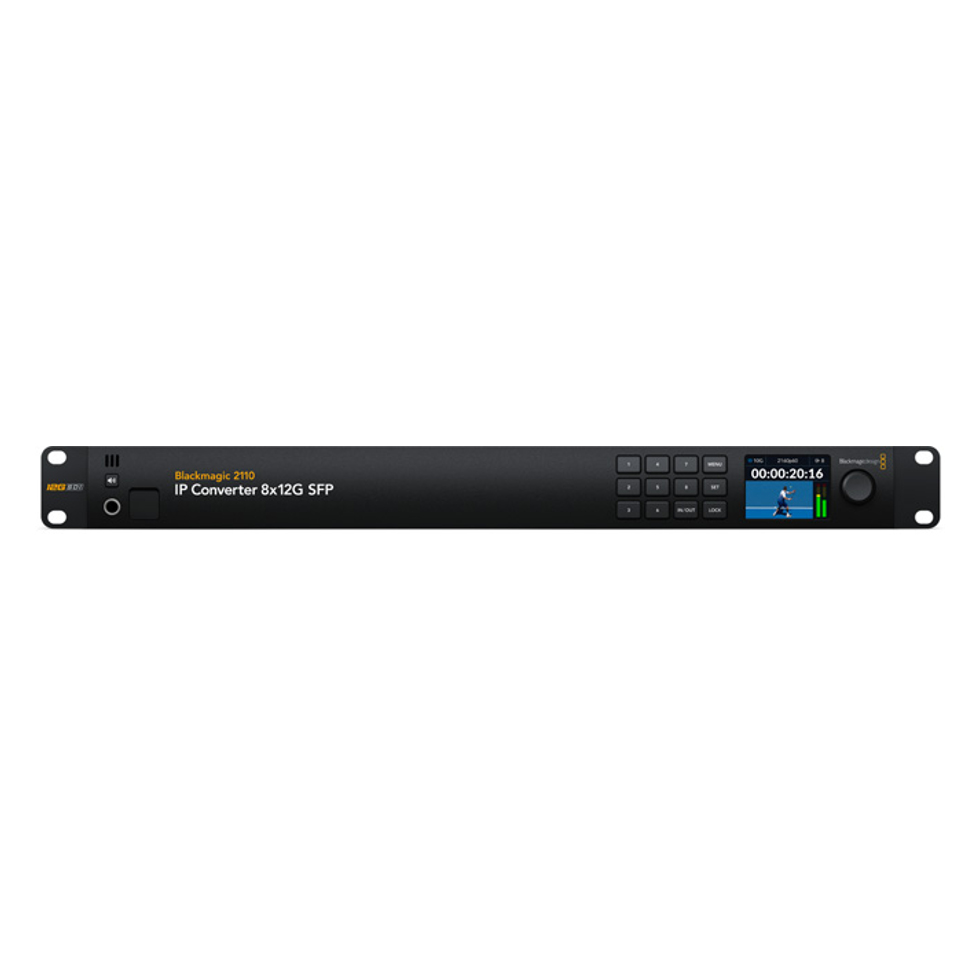 2110 IP Converter 8x12G SFP конвертер Blackmagic