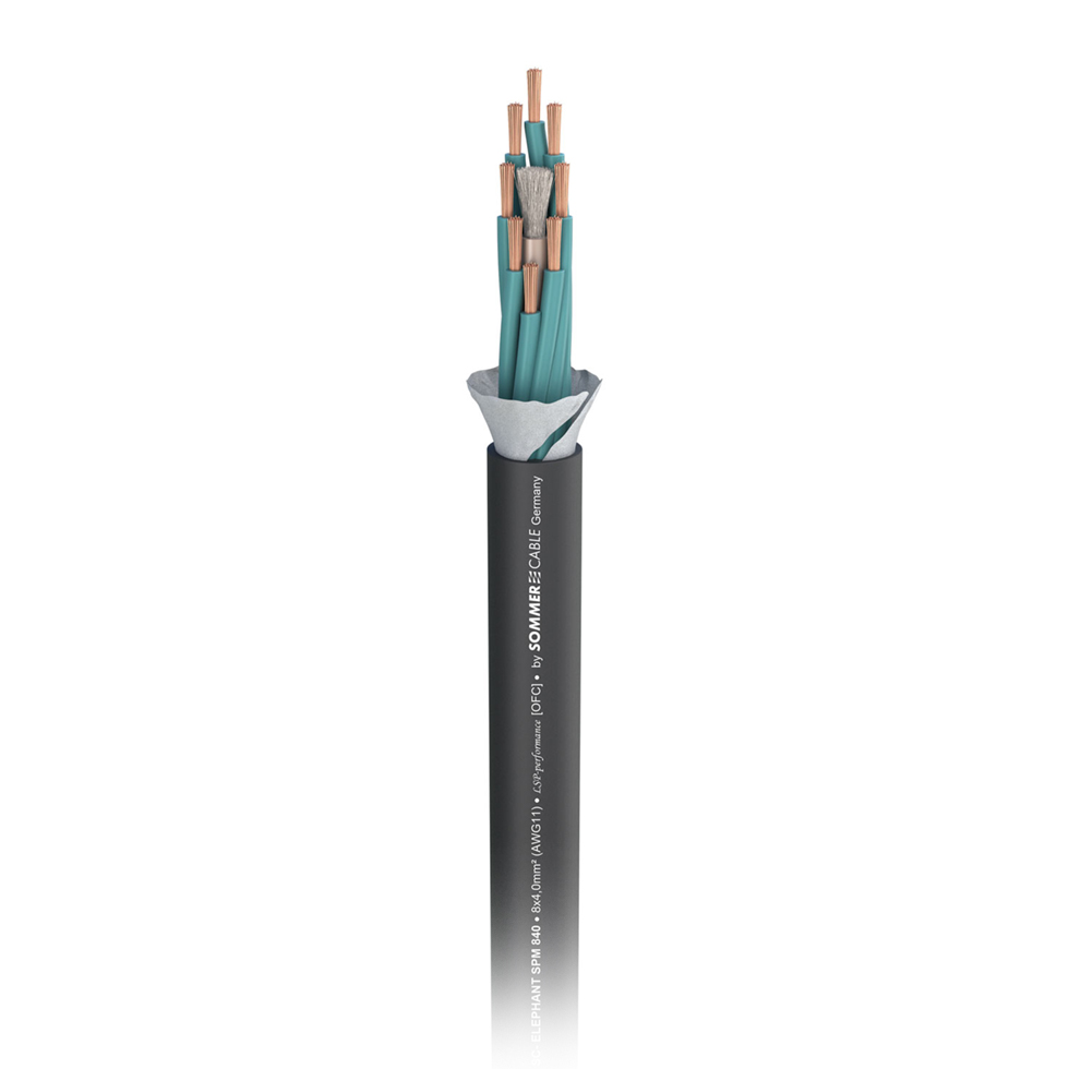 SC-ELEPHANT ROBUST SPM840, 8 х 4,0 акустический кабель-мультикор Sommer Cable
