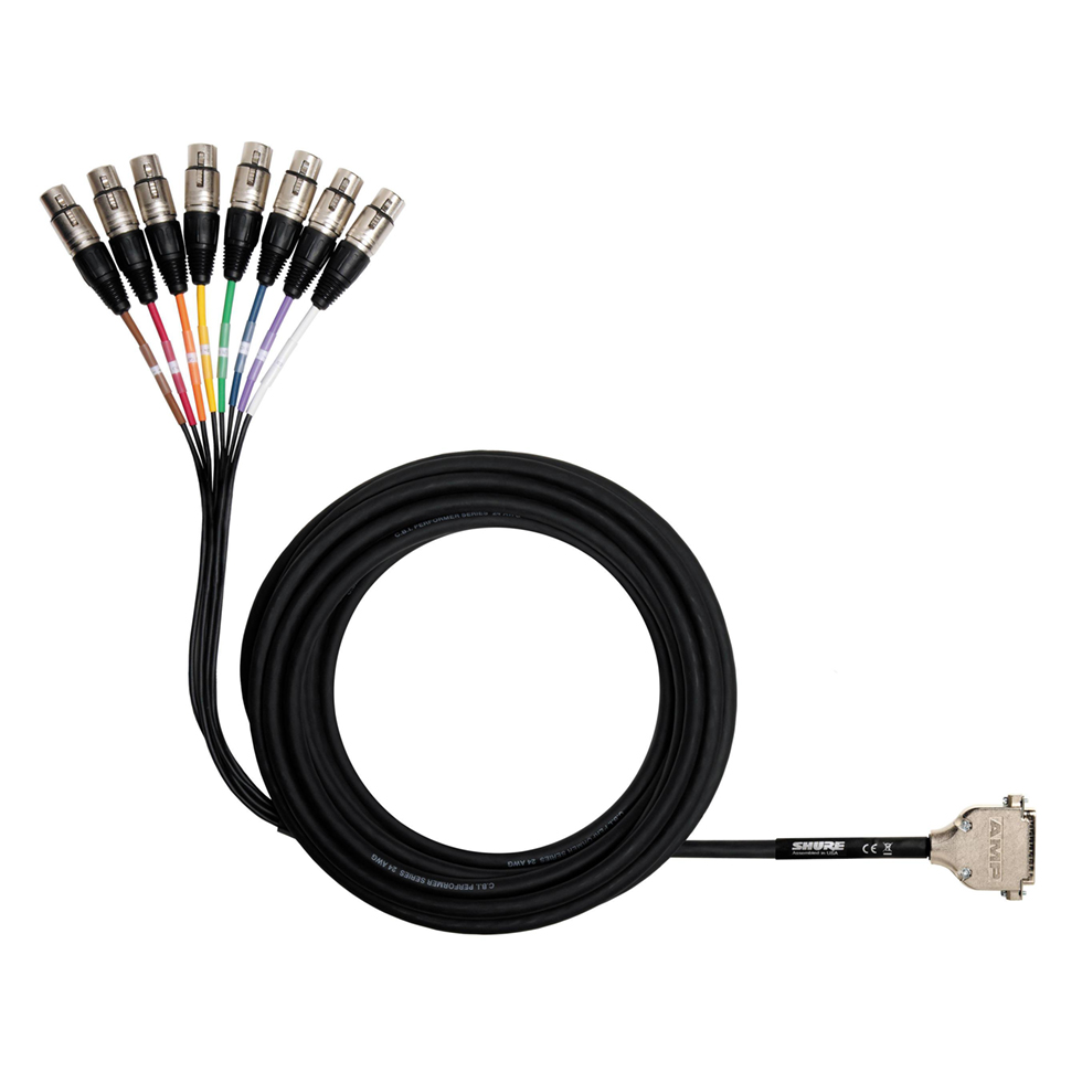 DB25-XLRF соединительный кабель Shure