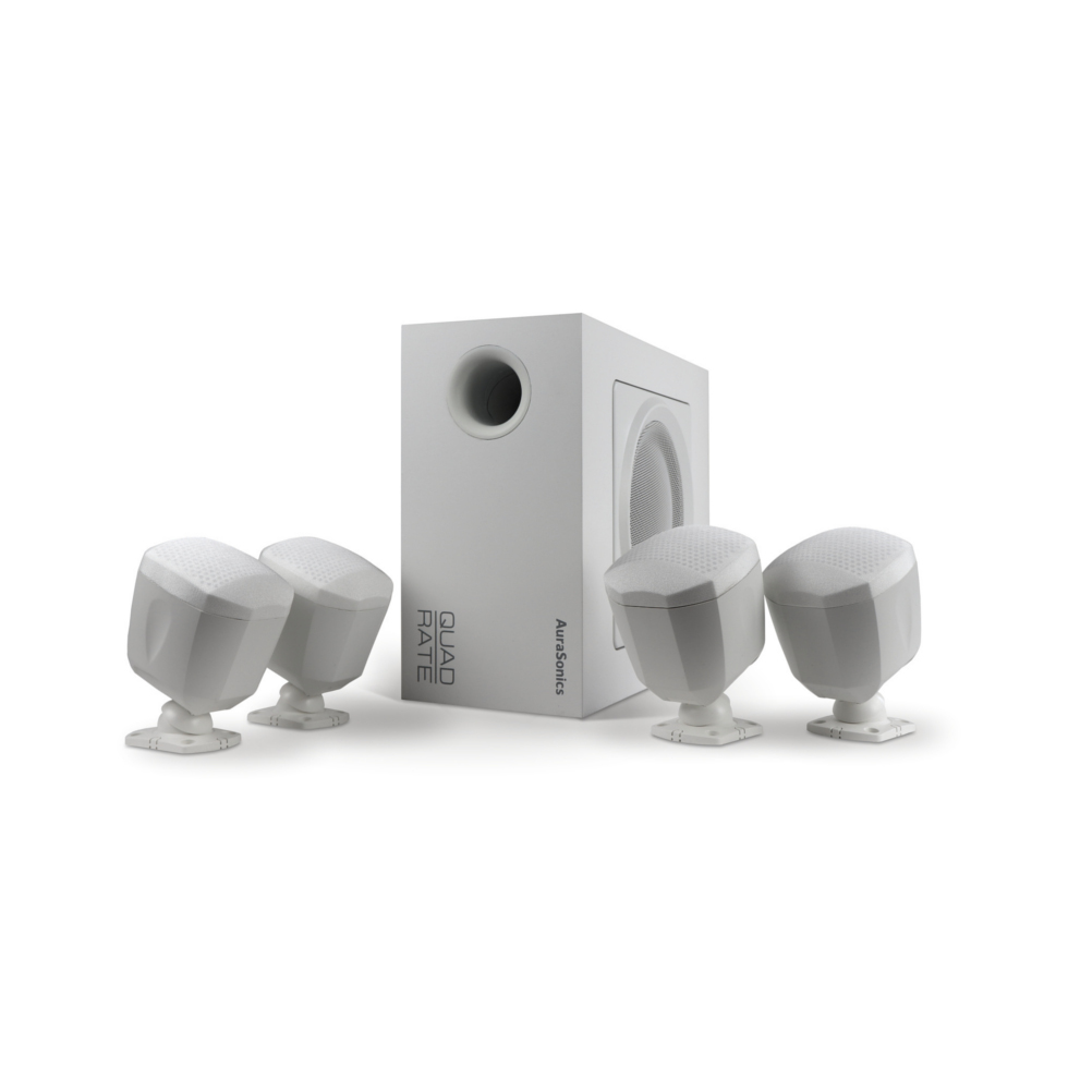 QUADRATE-WH комплект настенный сабвуфер AuraSonics