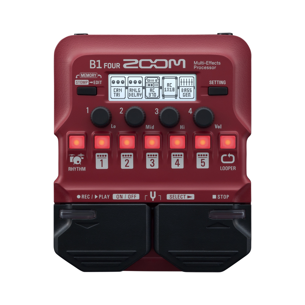 B1 FOUR басовый процессор мультиэффектов Zoom