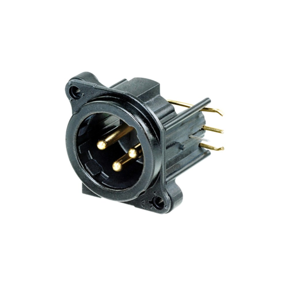 NC3MBHR-B панельный разъем Neutrik