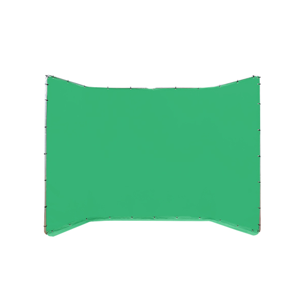 collapsible background kit green фон муслиновый E-Image