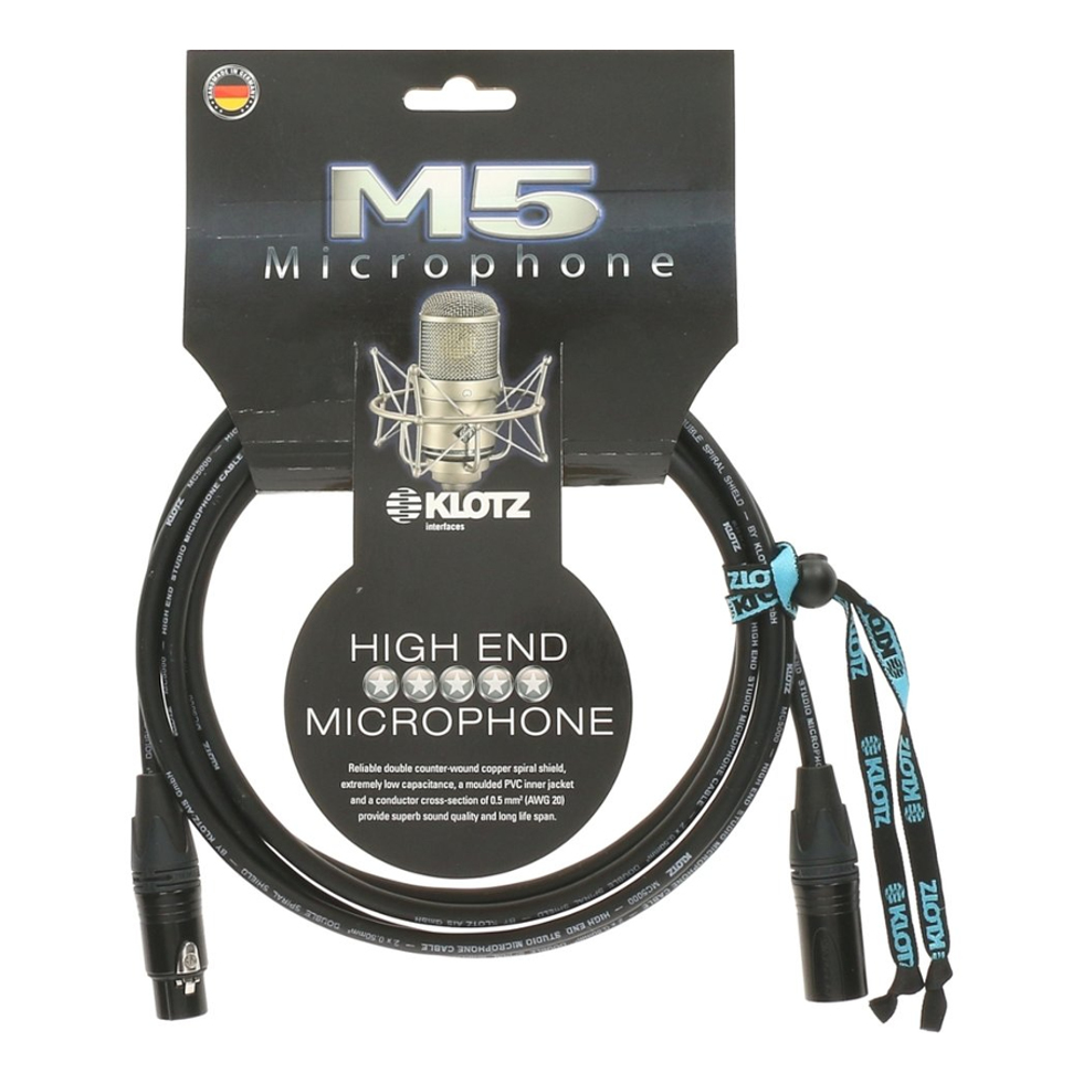 M5FM10 микрофонный кабель Klotz