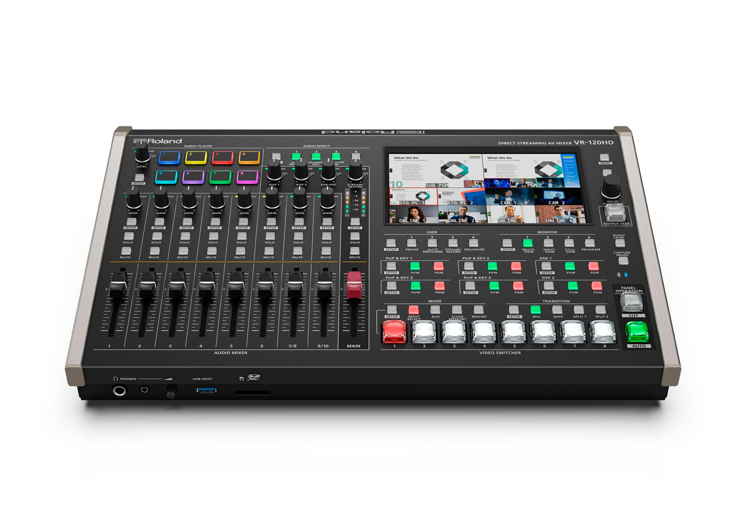 VR-120HD AV-микшер для прямой потоковой передачи Roland
