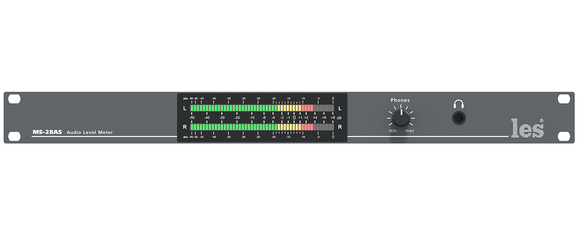 MS-28AS 2 канальный измеритель уровня аналоговых симметричных аудиосигналов Les