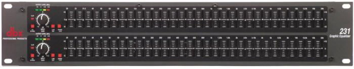 231SV 2-канальный 1/3 октавный графический эквалайзер DBX
