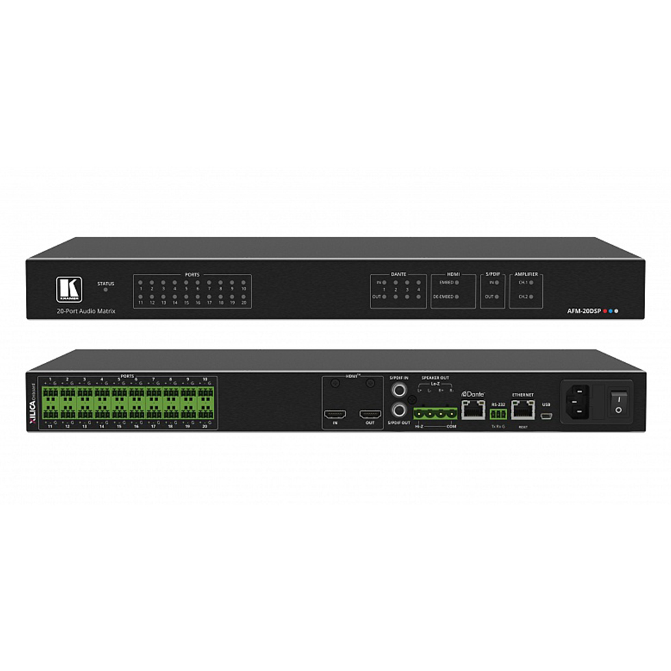 AFM-20DSP матричный коммутатор аудиосигналов Kramer