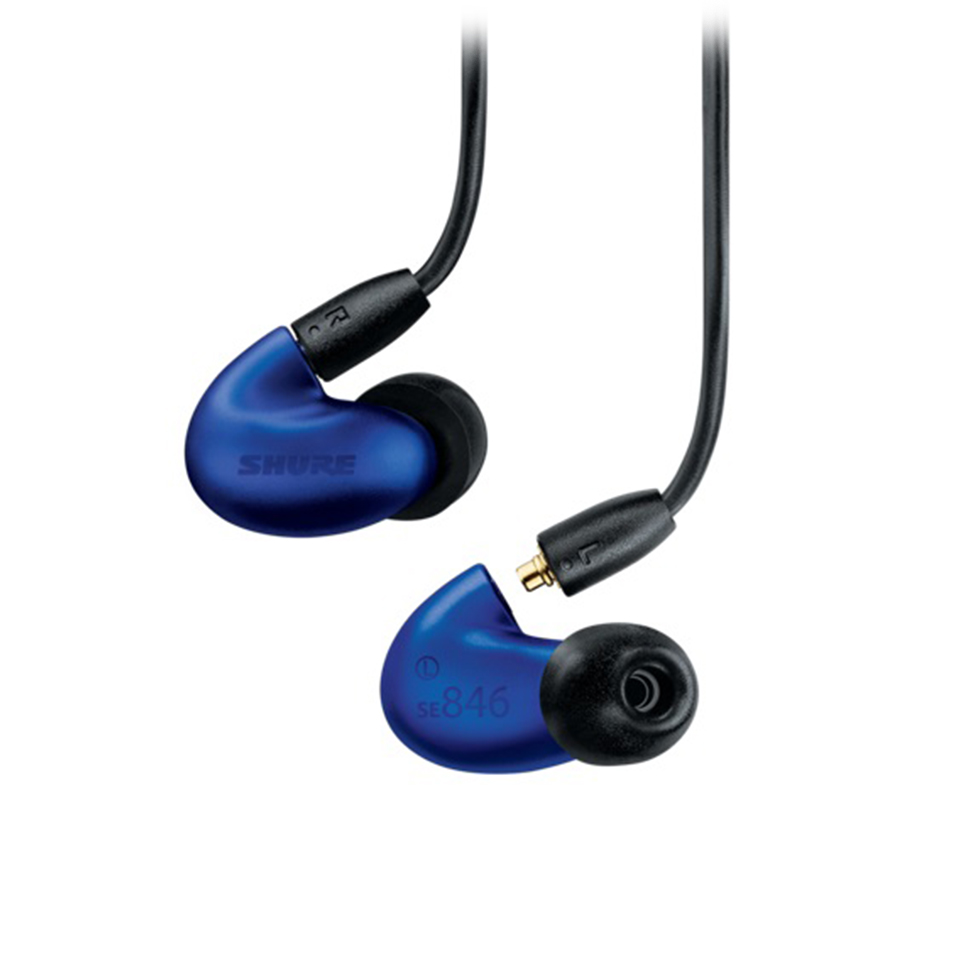 SE846BABL+UNI-EFS проводные четырехдрайверные внутриканальные наушники Shure