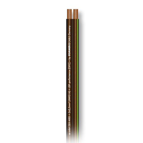 SC-ORBIT 225 MKII акустический кабель, 2x2,5 мм², чёрный прозрачный Sommer Cable