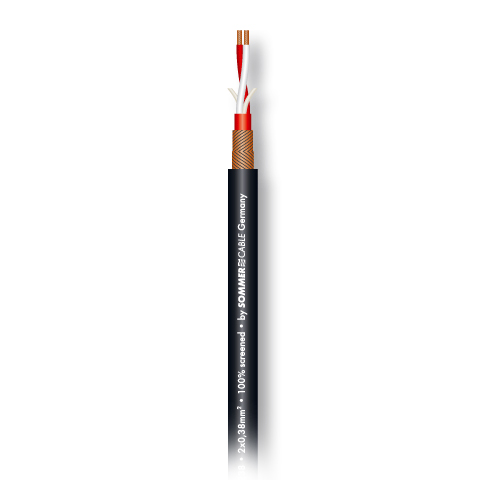 SC-GALILEO 238 микрофонный кабель, 2x0,38 мм², чёрный Sommer Cable