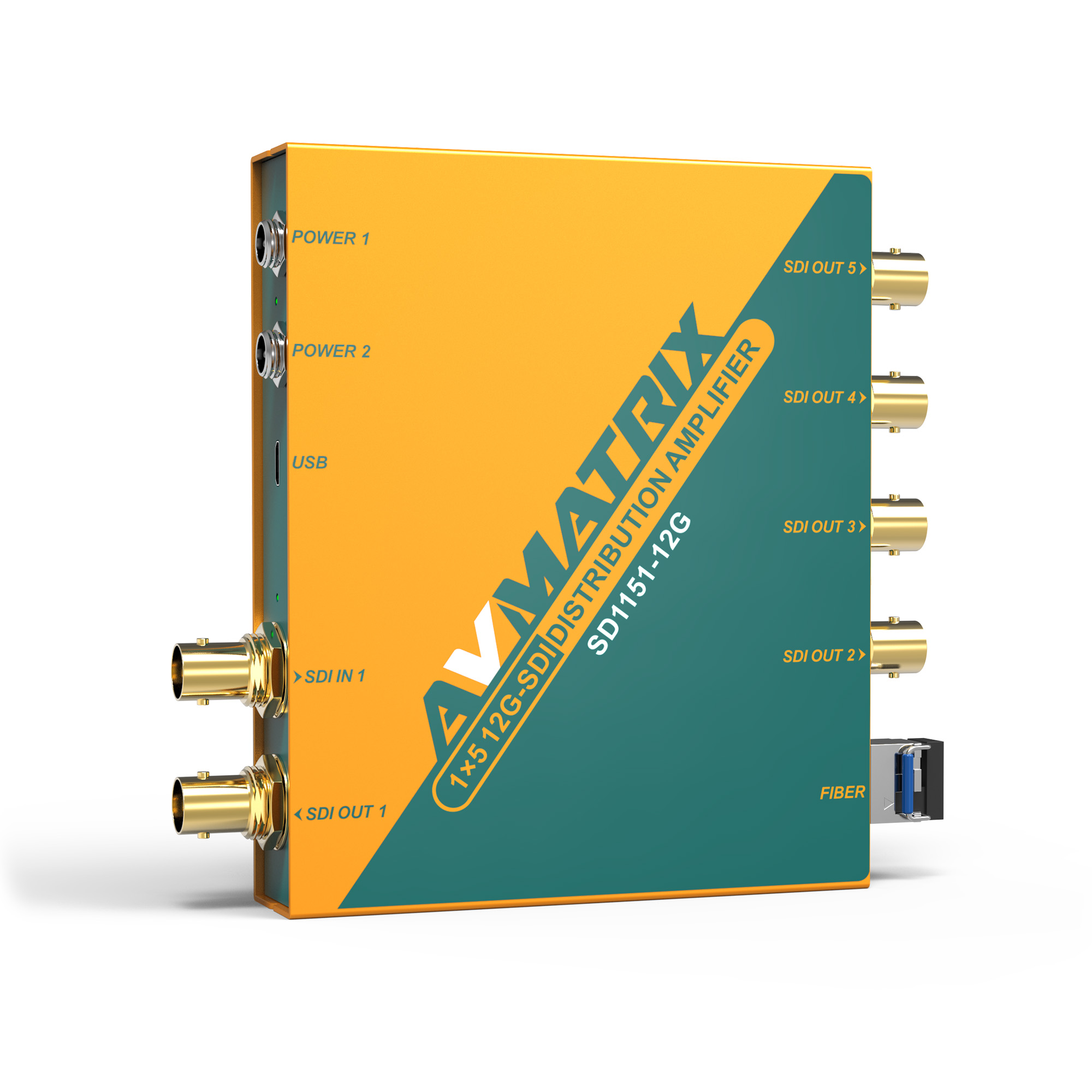 SD1151 12G-SDI 1×5 усилитель-распределитель AVMatrix