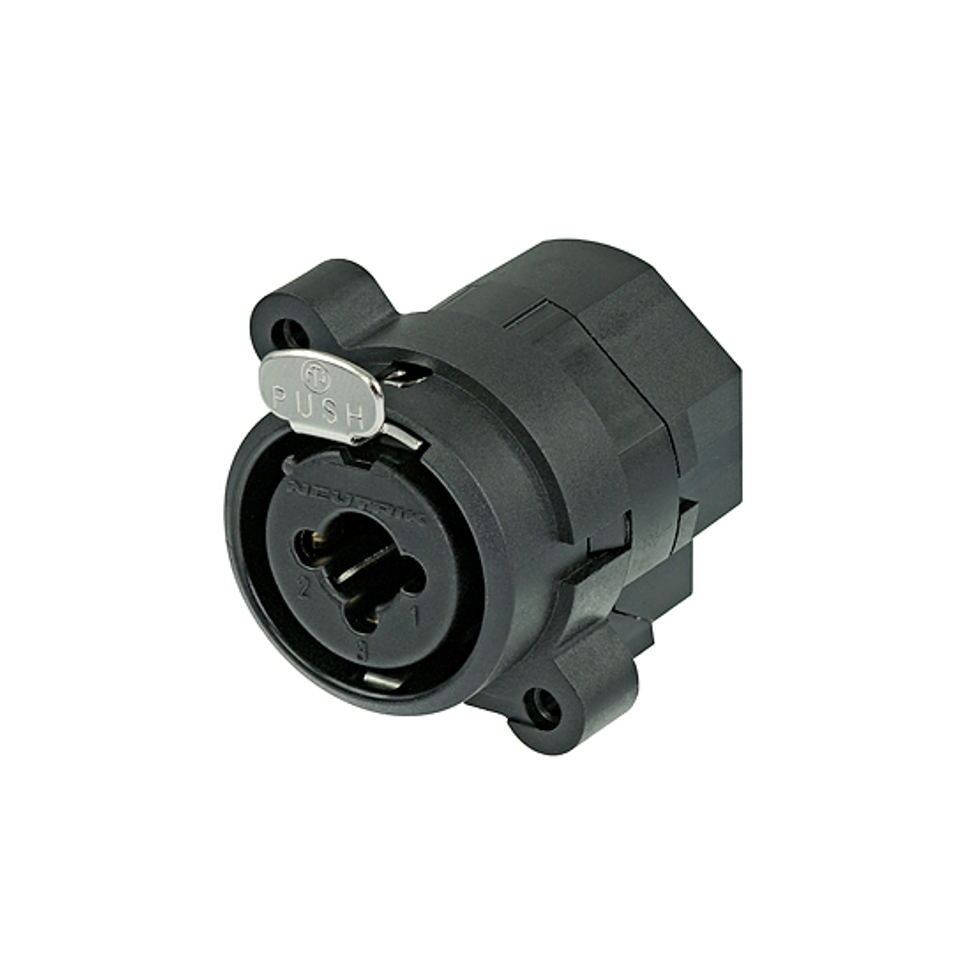 NCJ5FI-S панельный комбинированный разъем XLR3 +Jack Neutrik