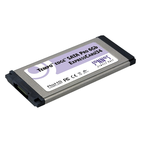 Tempo edge SATA Pro 6Gb ExpressCard/34 хост-адаптер ExpressCard/34 с 1-им портом SATA III Sonnet