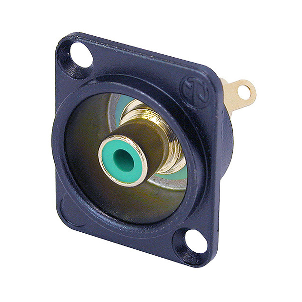 NF2D-B-5 панельный разъем RCA, <гнездо/мама> Neutrik