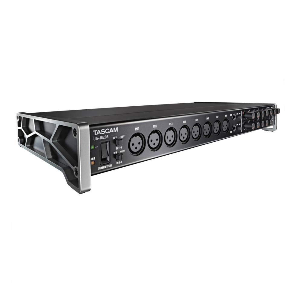 US-16X08 рэковый USB аудио/MIDI интерфейс Tascam