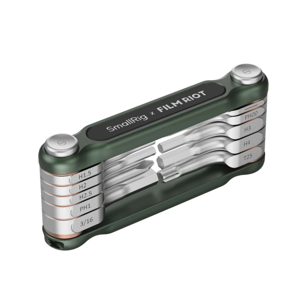 4814 отвертка складная 10-in-1 Folding Wrench Set (Green) x FILM RIOT Smallrig