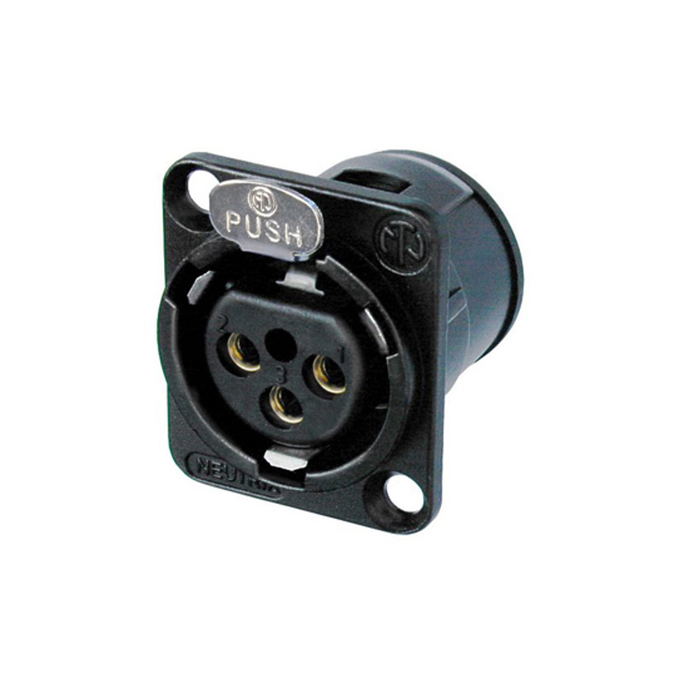 NC3FD-V-B панельный разъем Neutrik