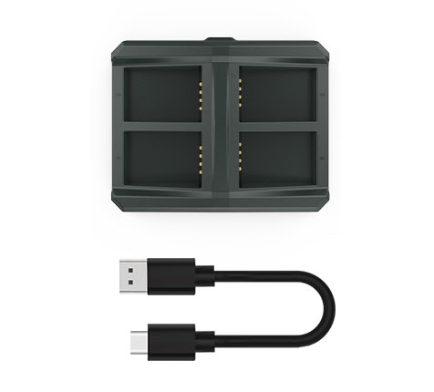 SOLIDCOM C1 4-slot Battery Charging Case 4-слотовый зарядный кейс Hollyland