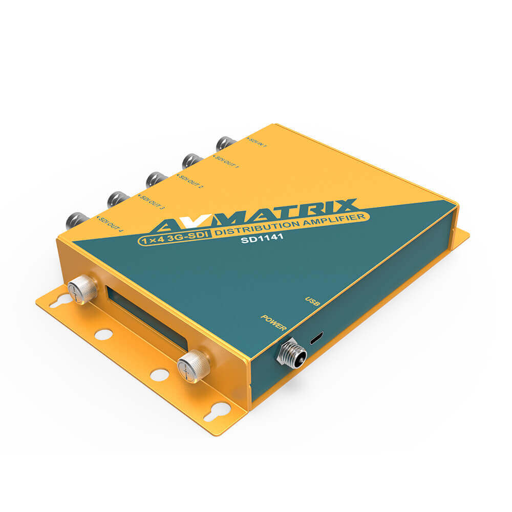 SD1141 усилитель-распределитель сигнала 3G-SDI 1х4 AVMatrix