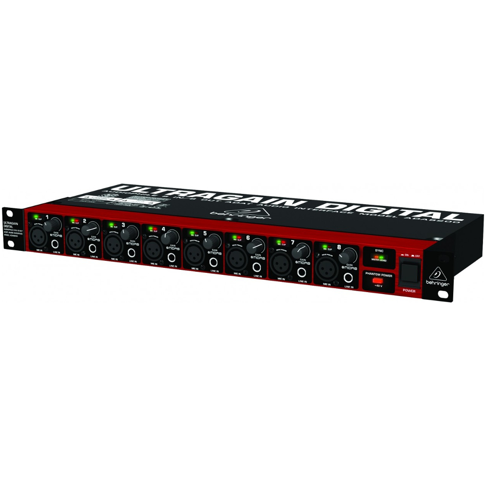 ADA8200 аналого-цифровой/цифро-аналоговый преобразователь Behringer