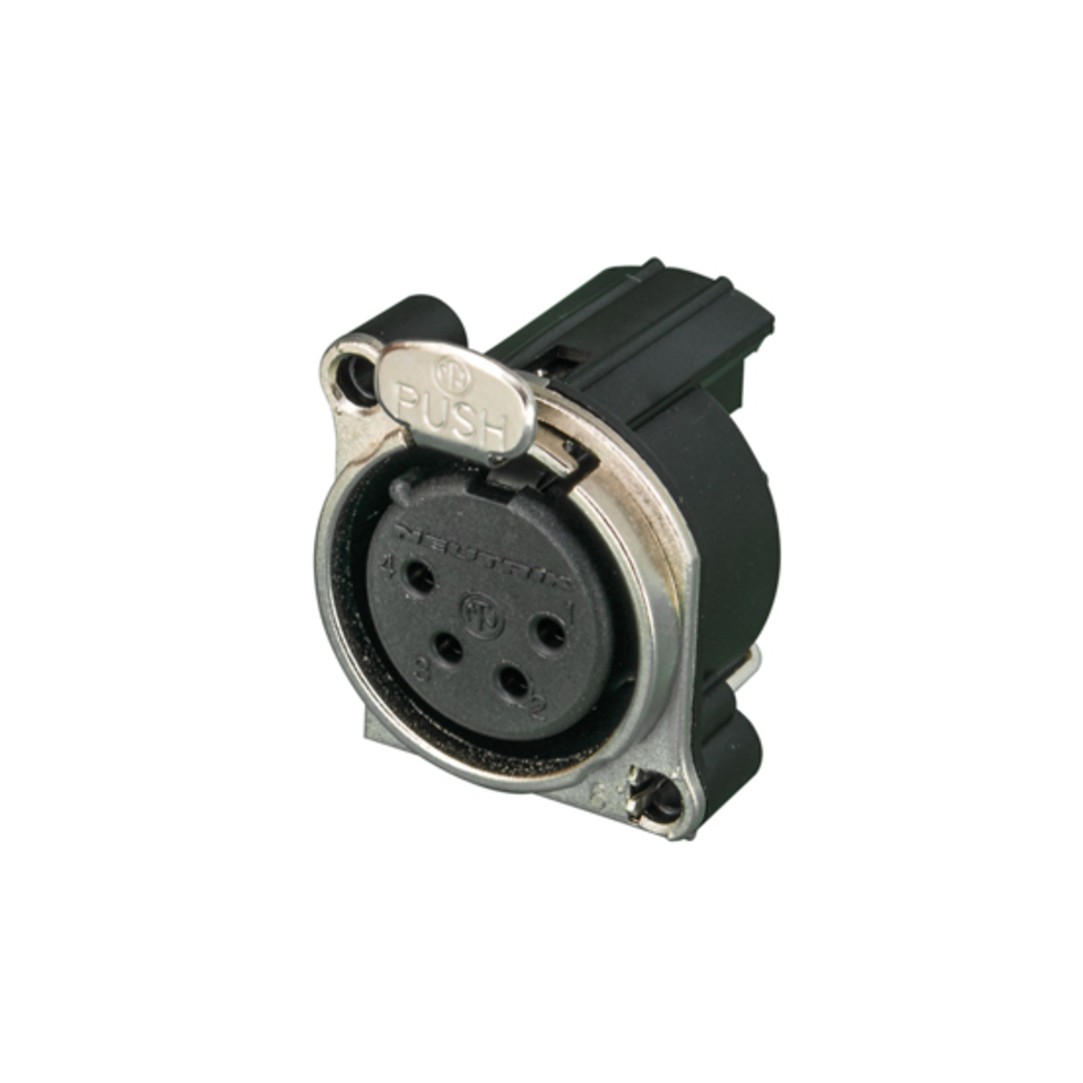NC4FBH-D панельный разъем XLR Neutrik