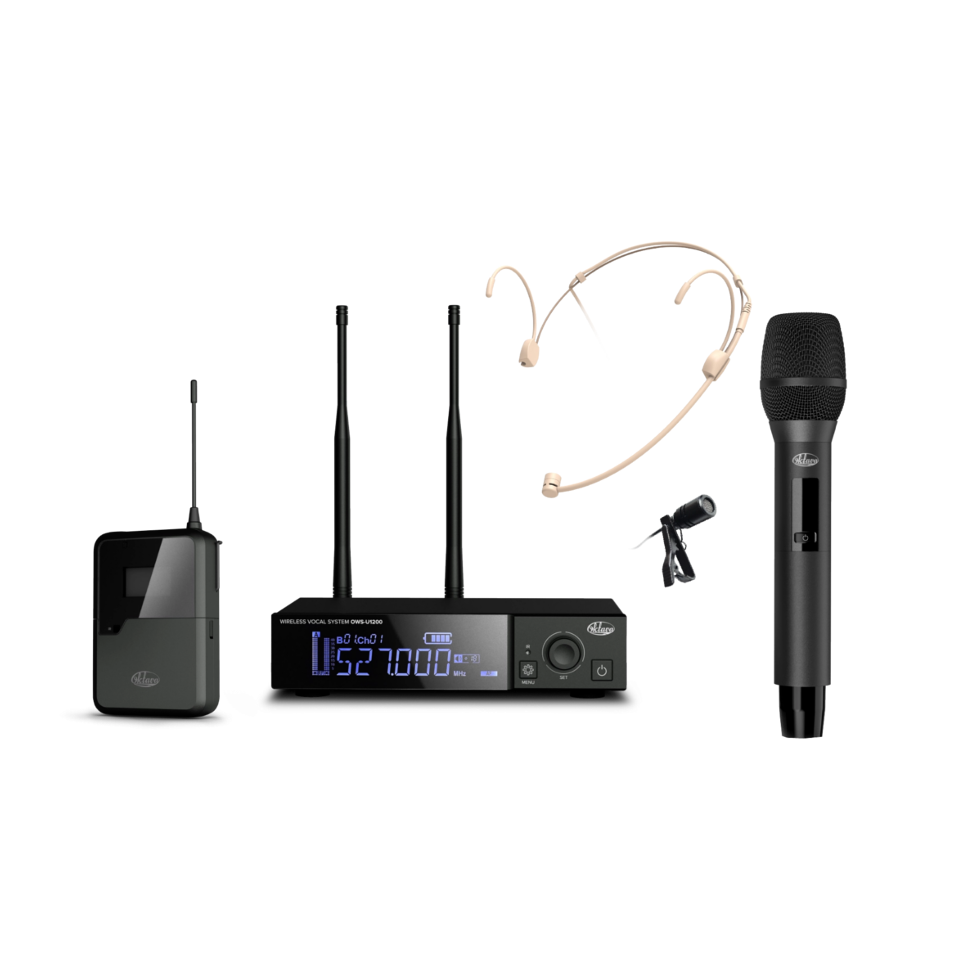 OWS-U1200HD01L02 радиосистема с ручным, головным и петличным микрофонами без кейса Октава