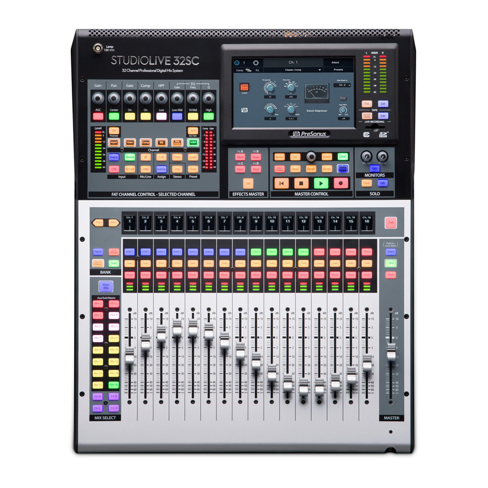 StudioLive 32SC цифровой микшер PreSonus
