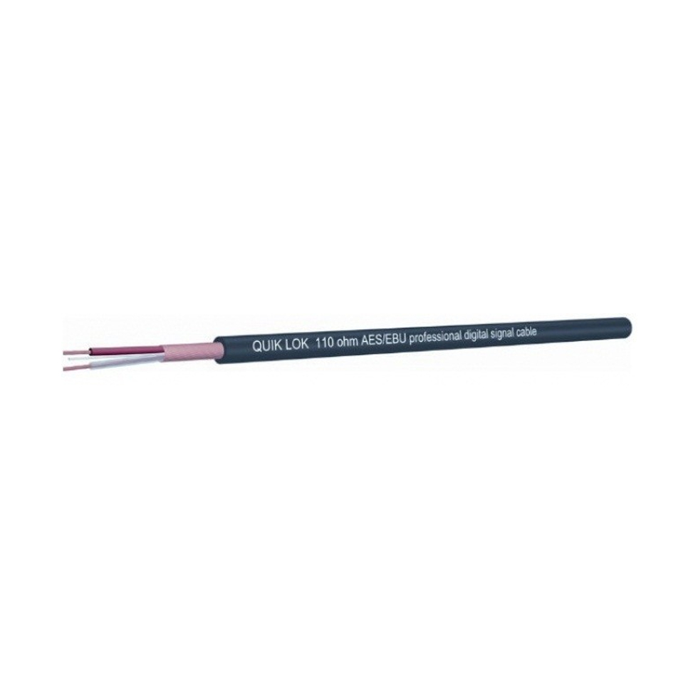 CM825 BK бюджетный цифровой кабель DMX Quik Lok