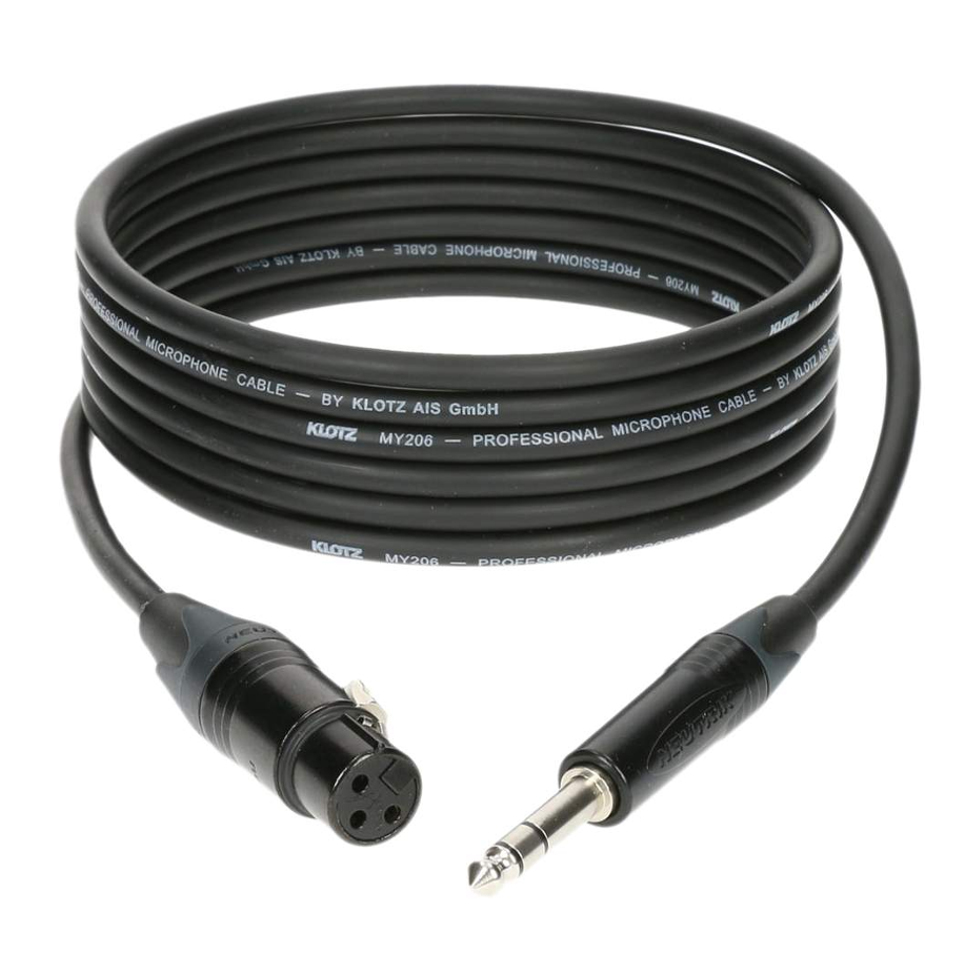 M1FS1B0100 микрофонный кабель Klotz