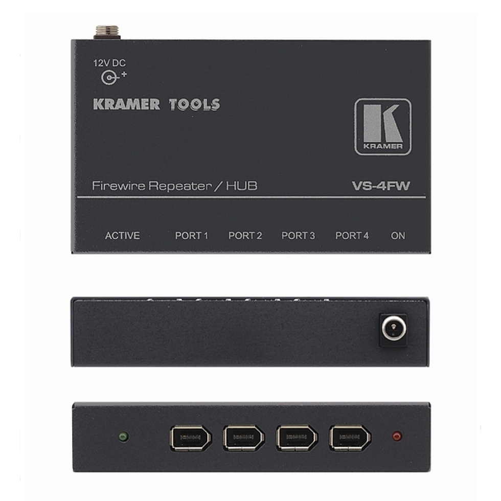 VS-4FW репитер/концентратор Firewire Kramer