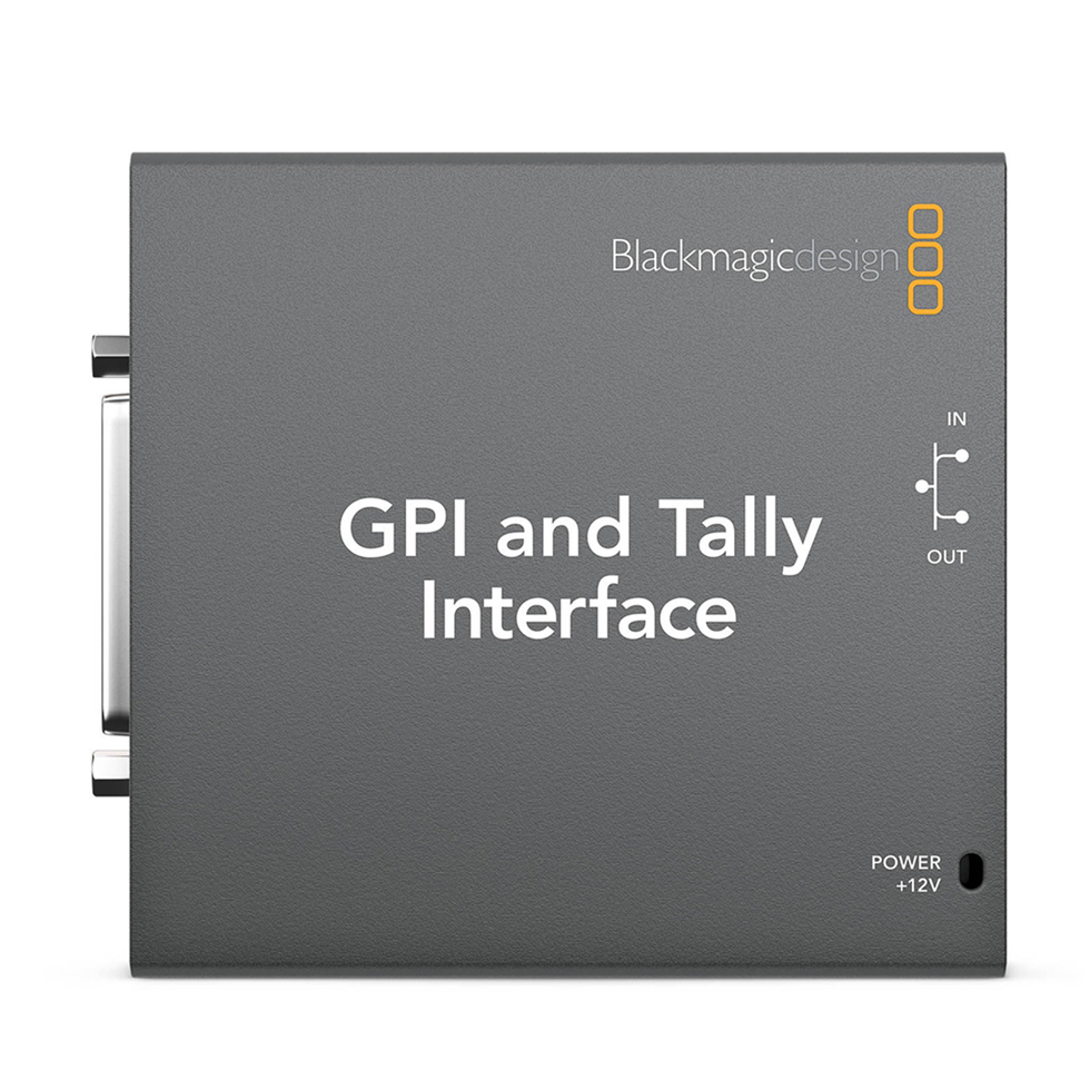 GPI and Tally Interface интерфейс Blackmagic