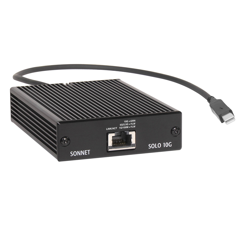 Solo 10G Thunderbolt 2 to 10GBASE-T Ethernet Adapter адаптер Sonnet