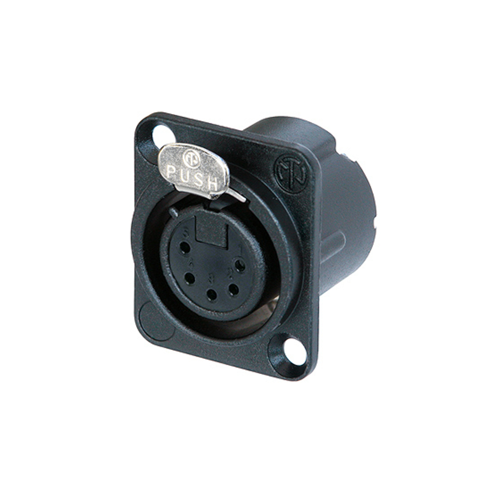 NC5FD-LX-BAG панельный разъем XLR Neutrik