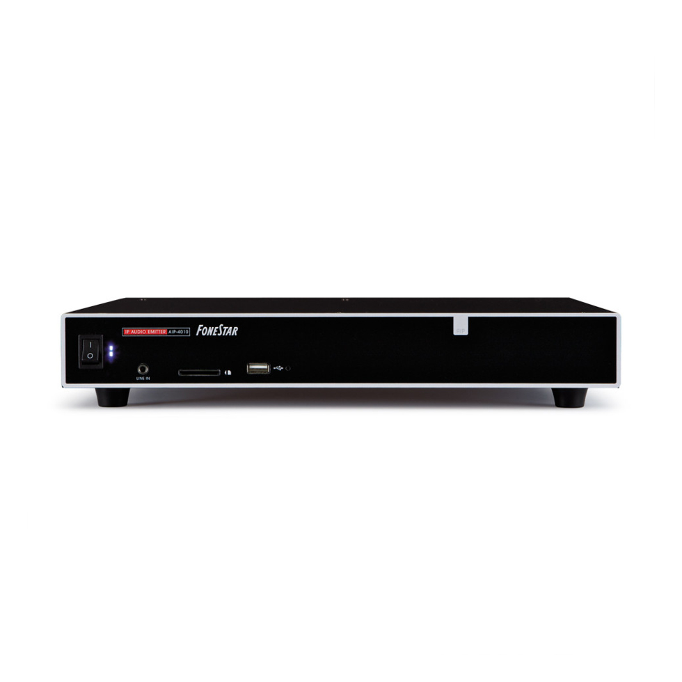 AIP-4010 передатчик IP аудио FONESTAR
