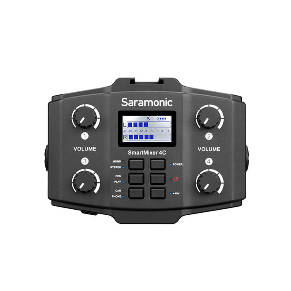 SmartMixer 4C микшер со стереомикрофоном с питанием Saramonic