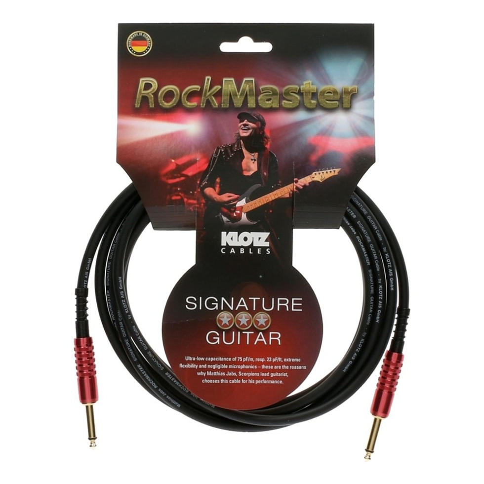 MJPP06 RockMaster инструментальный кабель Klotz